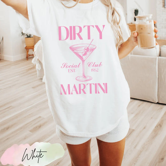 Dirty Martini Social Club Shirt, Boozy Bachelorette Party, Luxury Bachelorette Merch, Paris Social Cocktail Club, Bachelorette Party Merch